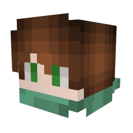 Fyrebyrd04 Minecraft avatar head, 3D render