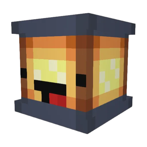 Fyrhus Minecraft avatar head, 3D render