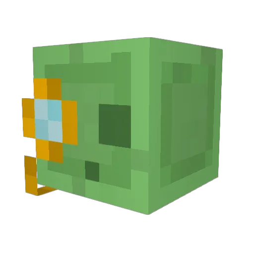 Fyrubis Minecraft avatar head, 3D render