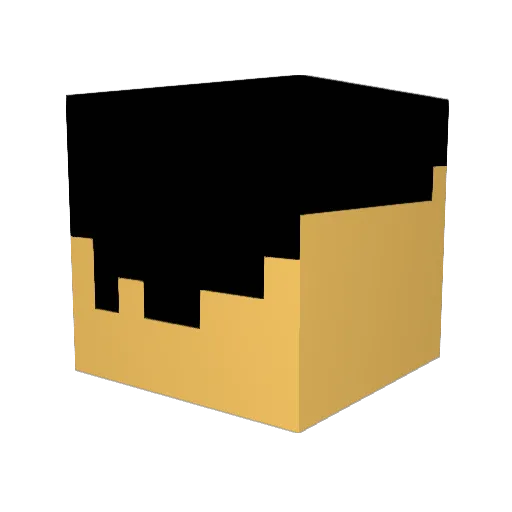 Fyshk Minecraft avatar head, 3D render