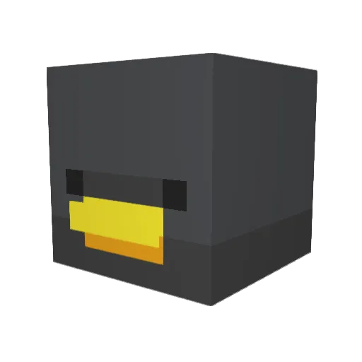 Fysotia Minecraft avatar head, 3D render