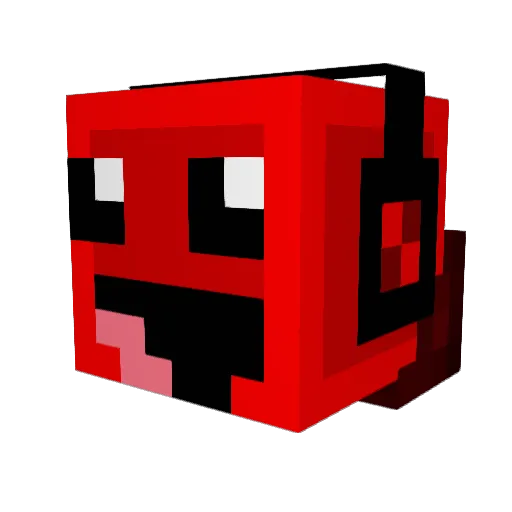 Fyuten_HD Minecraft avatar head, 3D render