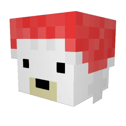 Fzool Minecraft avatar head, 3D render