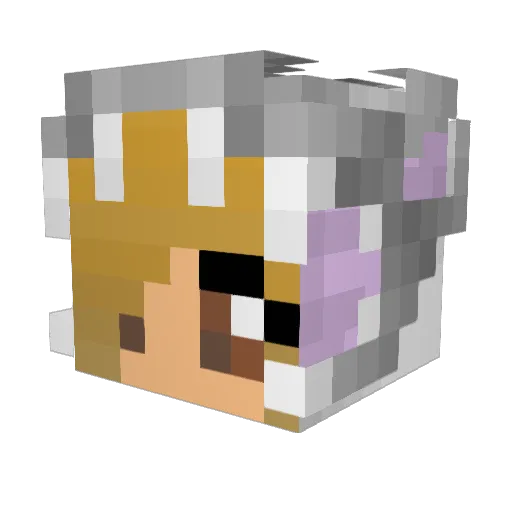 G00BERT2000 Minecraft avatar head, 3D render