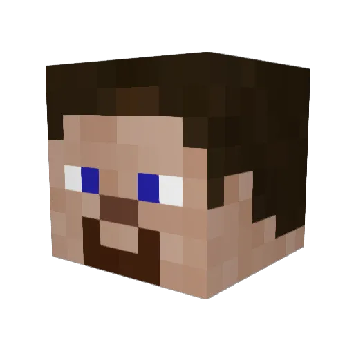 G00DxPLAYER Minecraft avatar head, 3D render
