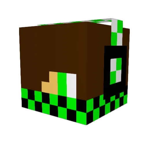 G00dCr4fter Minecraft avatar head, 3D render