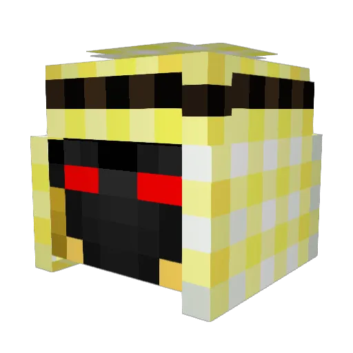G07xdo Minecraft avatar head, 3D render