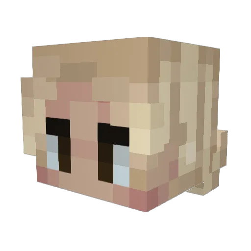 G0BLN Minecraft avatar head, 3D render