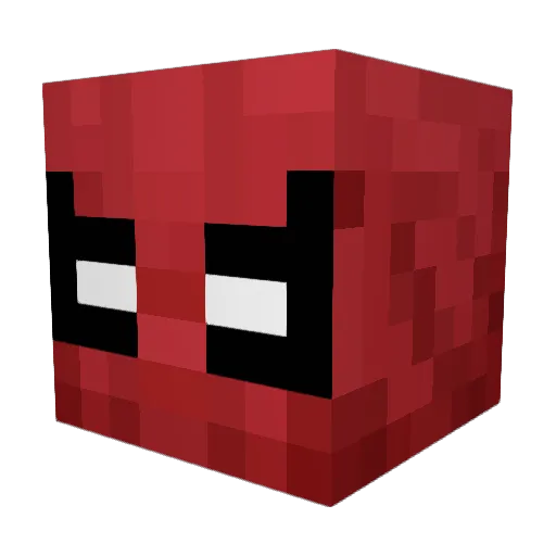 G0C4L Minecraft avatar head, 3D render