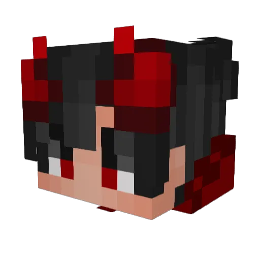 G0D_SPY Minecraft avatar head, 3D render