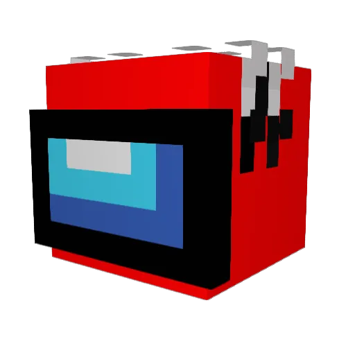 G0LDI27 Minecraft avatar head, 3D render