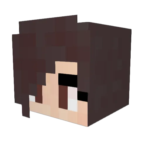 G0MARr Minecraft avatar head, 3D render
