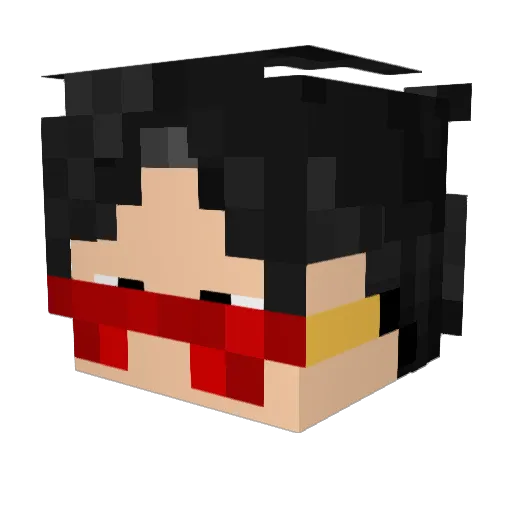 G0NS4 Minecraft avatar head, 3D render