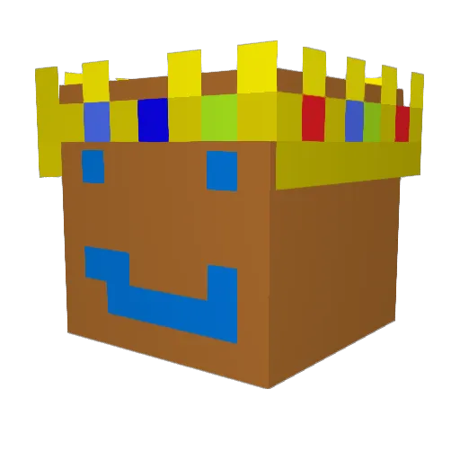 G0RPO Minecraft avatar head, 3D render