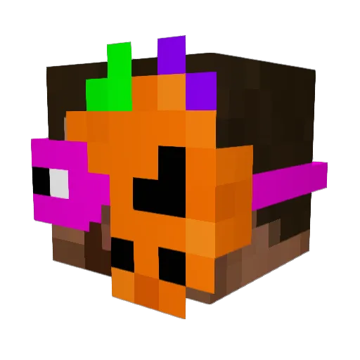 G0atPvp Minecraft avatar head, 3D render