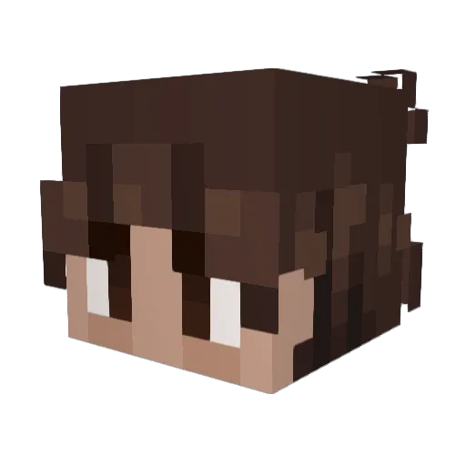 G0dB3havior Minecraft avatar head, 3D render