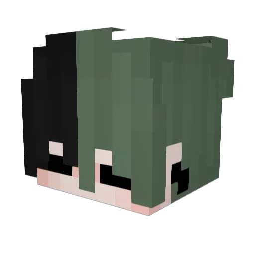 G0jor Minecraft avatar head, 3D render