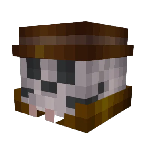G0ldPvP Minecraft avatar head, 3D render