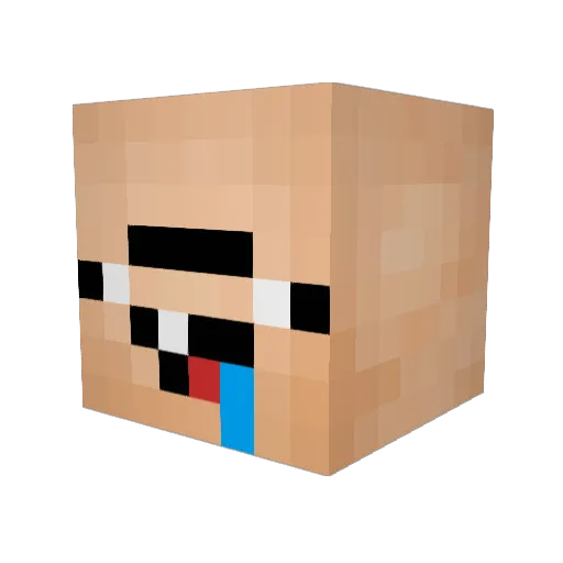 G0oD_MAN Minecraft avatar head, 3D render
