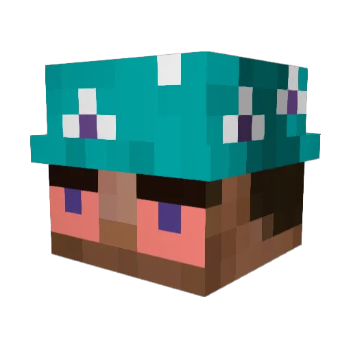 G0oby_ Minecraft avatar head, 3D render