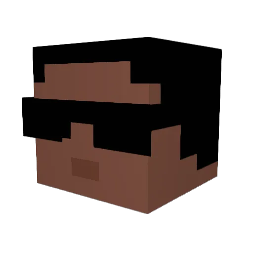 G0pal Minecraft avatar head, 3D render