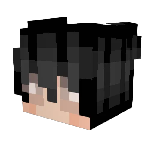 G0thG0re Minecraft avatar head, 3D render