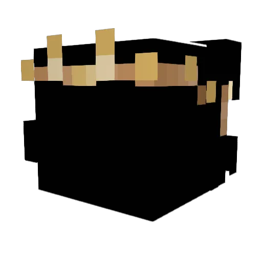 G1HOST1 Minecraft avatar head, 3D render