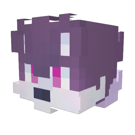 G1NG3RM1NT Minecraft avatar head, 3D render