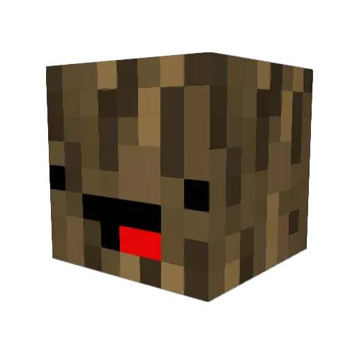 G1NGOO Minecraft avatar head, 3D render