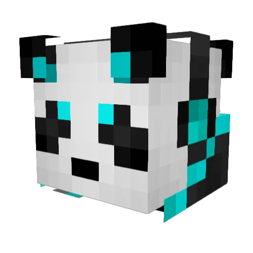 G1VE_MY_REGARDS Minecraft avatar head, 3D render