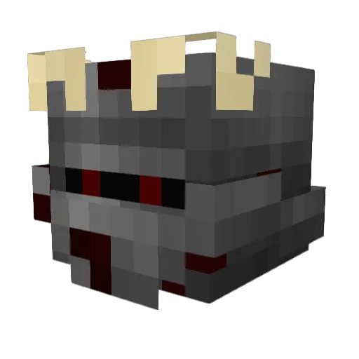 G1bl3 Minecraft avatar head, 3D render