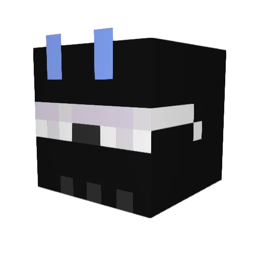 G1upy7 Minecraft avatar head, 3D render