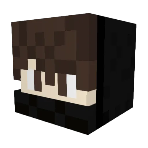 G2BrokenBlade Minecraft avatar head, 3D render