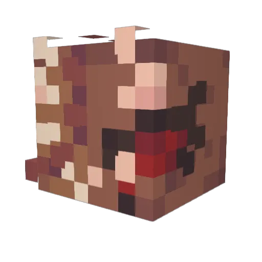 G2Daniele06 Minecraft avatar head, 3D render