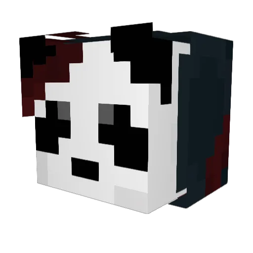 G2NPxndx Minecraft avatar head, 3D render