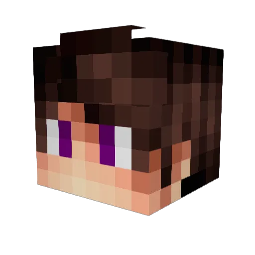 G2Schimmel Minecraft avatar head, 3D render