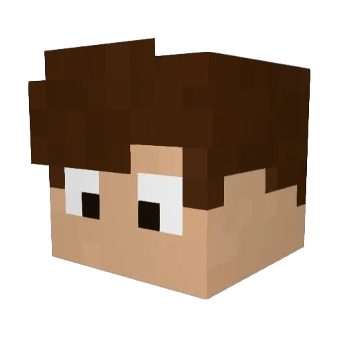 G2logamer1 Minecraft avatar head, 3D render