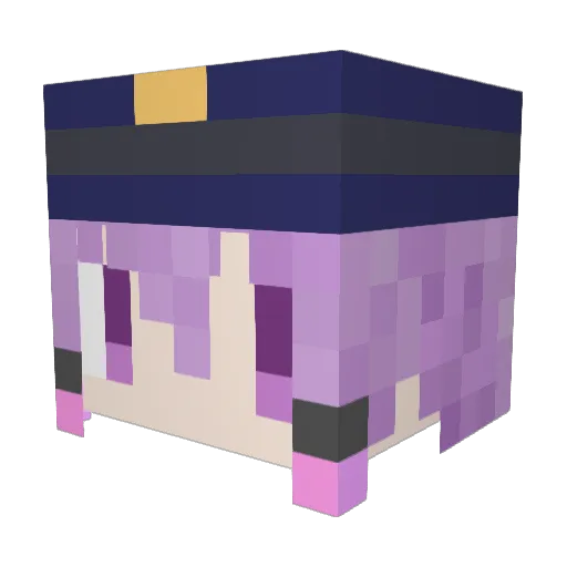 G2you10 Minecraft avatar head, 3D render