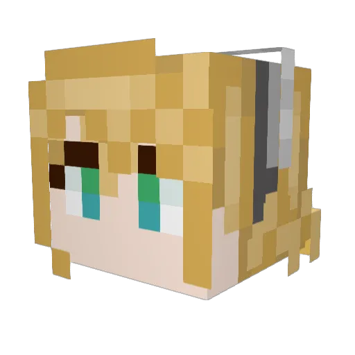 G36_lover_ Minecraft avatar head, 3D render