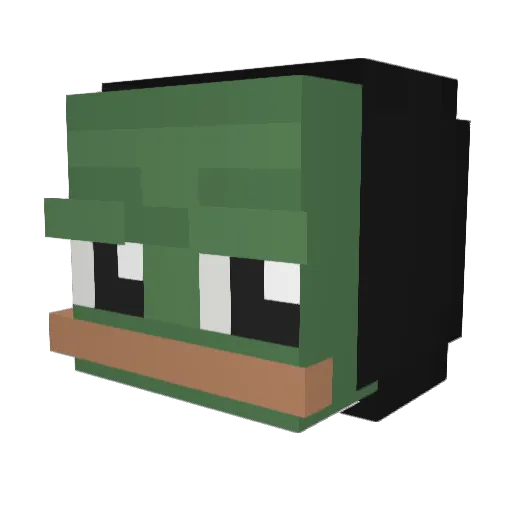 G3Elias Minecraft avatar head, 3D render