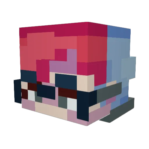 G3M_G3M Minecraft avatar head, 3D render