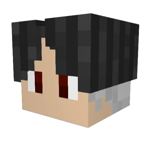 G3PARD Minecraft avatar head, 3D render