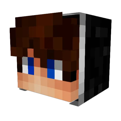 G3arH3ad Minecraft avatar head, 3D render