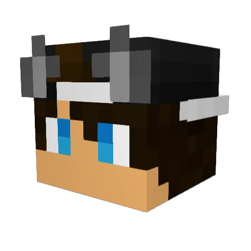 G3t_R3gt_ Minecraft avatar head, 3D render