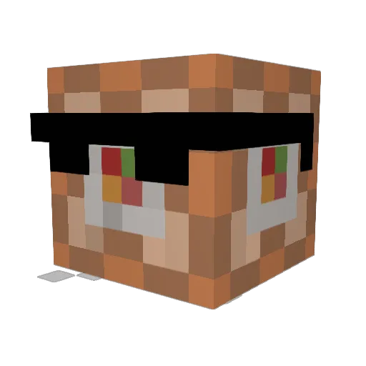 G44Gonzalo Minecraft avatar head, 3D render