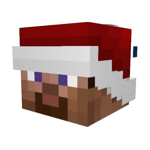 G4June Minecraft avatar head, 3D render