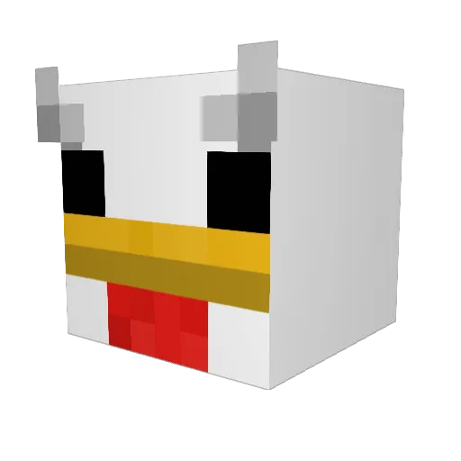 G4bbo3 Minecraft avatar head, 3D render