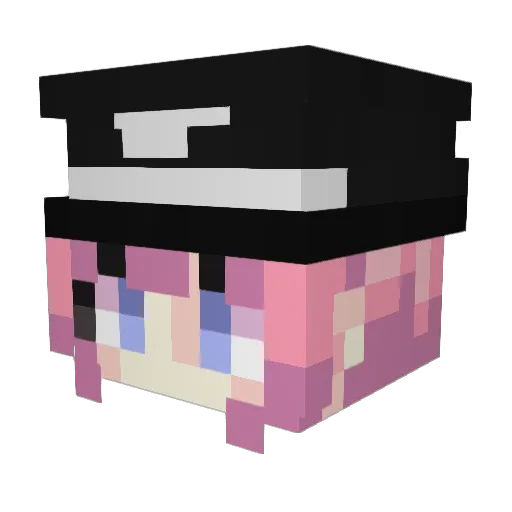 G4cus__ Minecraft avatar head, 3D render