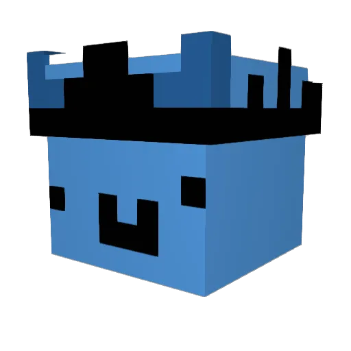 G5R Minecraft avatar head, 3D render