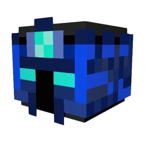 G8A_Nox Minecraft avatar head, 3D render